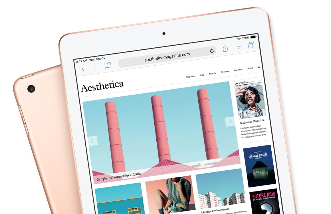 ‘Apple registreert 10,2 inch-iPad 2019 voor een release dit najaar’