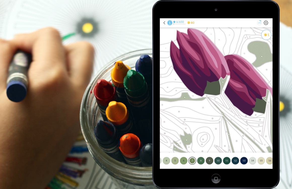 Dit zijn de 5 beste kleurboek-apps voor iPhone en iPad