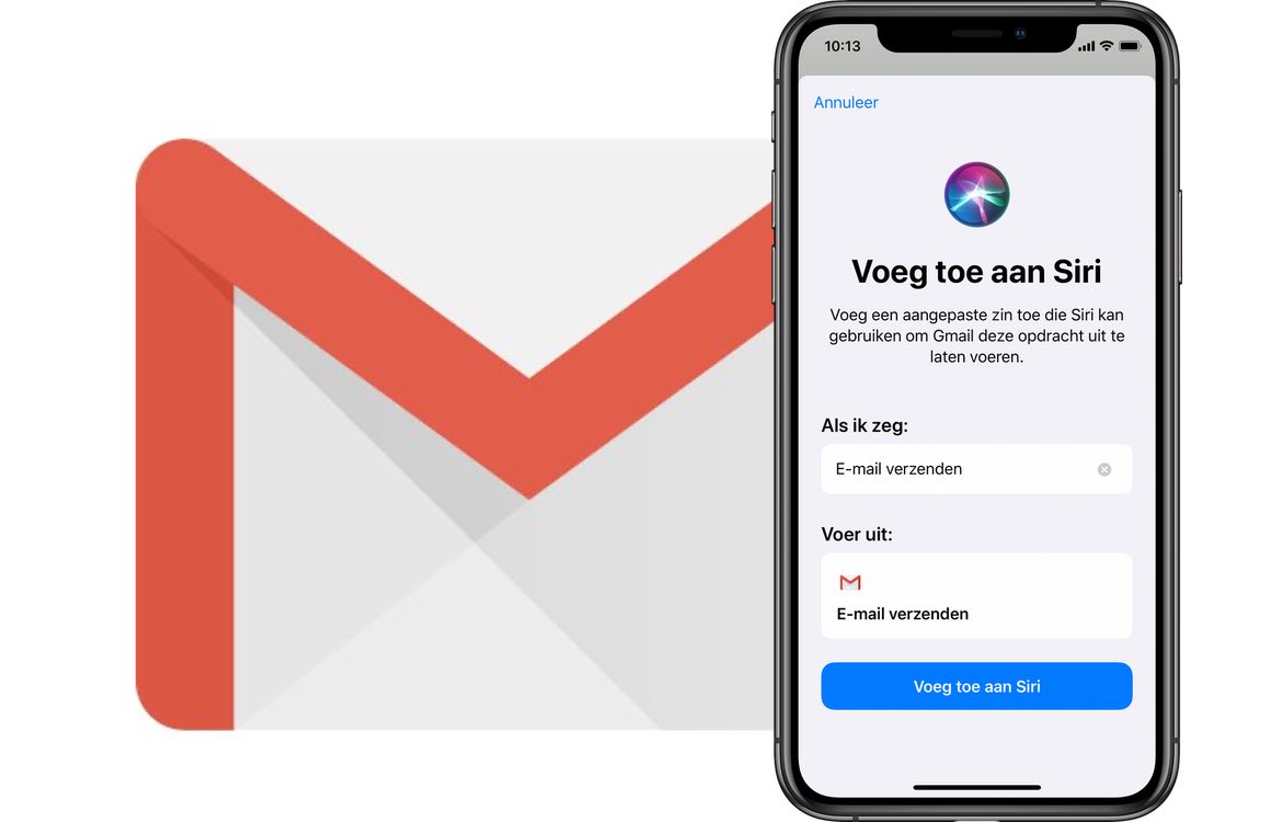 Gmail ondersteunt Siri Shortcuts: zo stuur je een mail met je stem