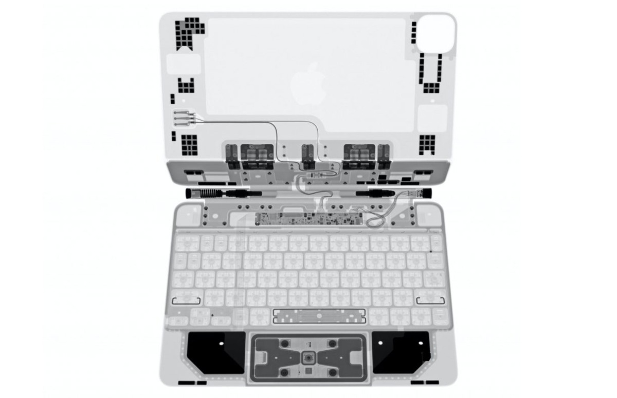 Teardown: Zo zit het Magic Keyboard van de iPad Pro in elkaar