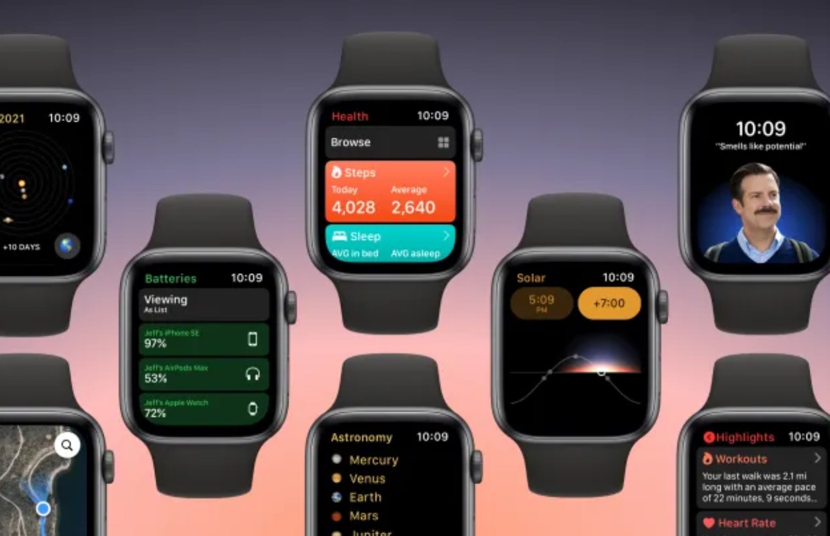 Concept: Hoe watchOS 8 widgets en nieuwe apps kan krijgen