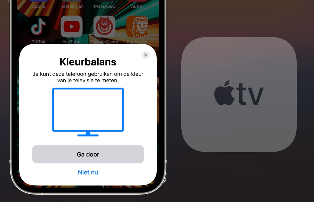 iOS 14.5: Stel je Apple TV optimaal in met behulp van je iPhone