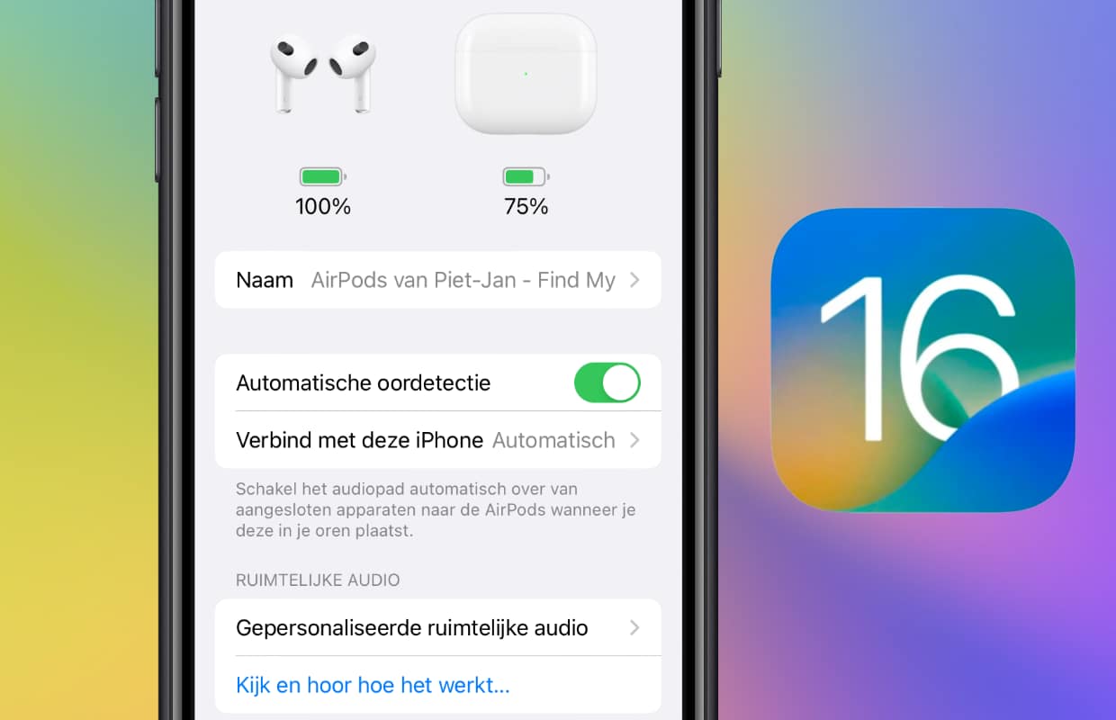 iOS 16: nieuwe functies voor AirPods (en dit gaat er nog meer veranderen)