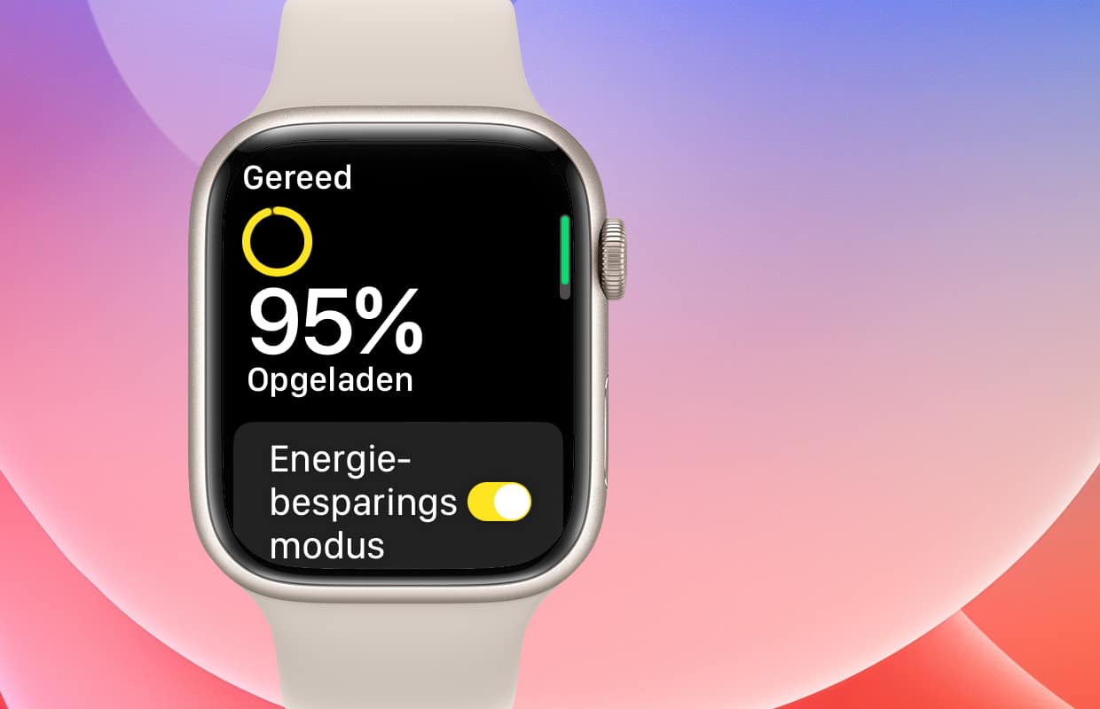 Apple Watch met Energiebesparingsmodus: deze functies ga je dan missen