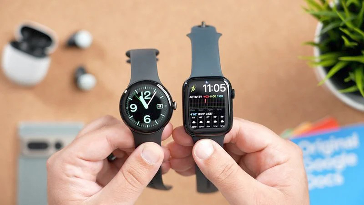 Google Pixel Watch vs Apple Watch Series 8: is rond beter?
