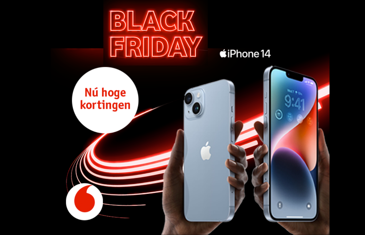 Black Friday-deals van Vodafone: de iPhone 13, 14 en 14 Pro nu voordelig verkrijgbaar! (ADV)