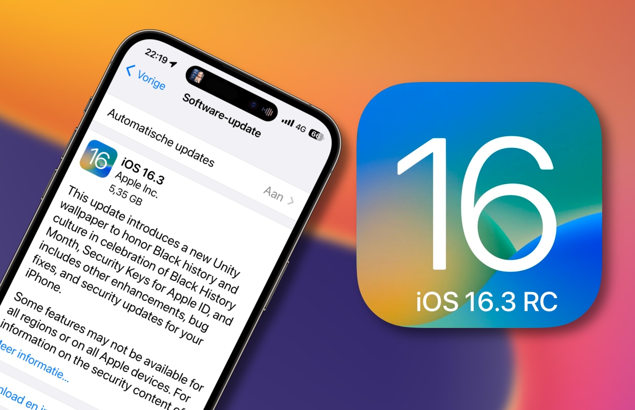 iOS 16.3 RC is uit: wat is er nieuw en wanneer is de echte release?