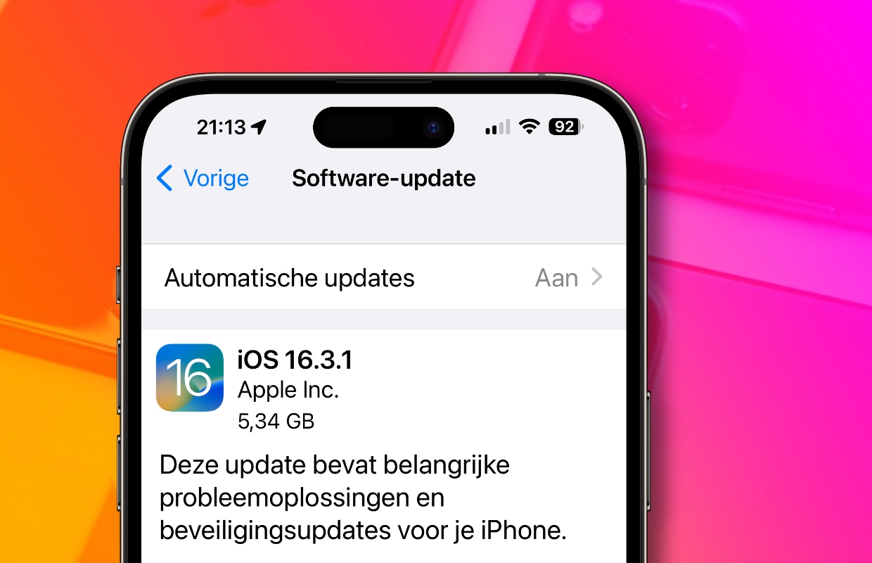 iOS 16.3.1 voor iPhone is uit: dit is er nieuw (zo moet je updaten)