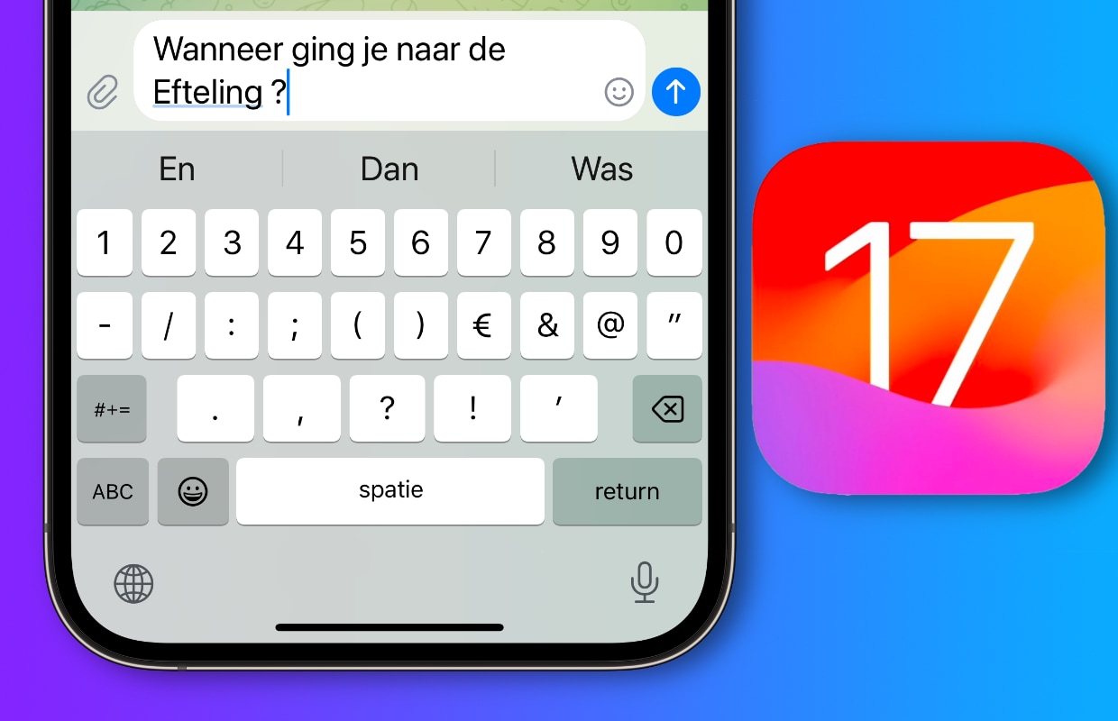 iOS 17: deze verbeteringen krijgt het toetsenbord van je iPhone