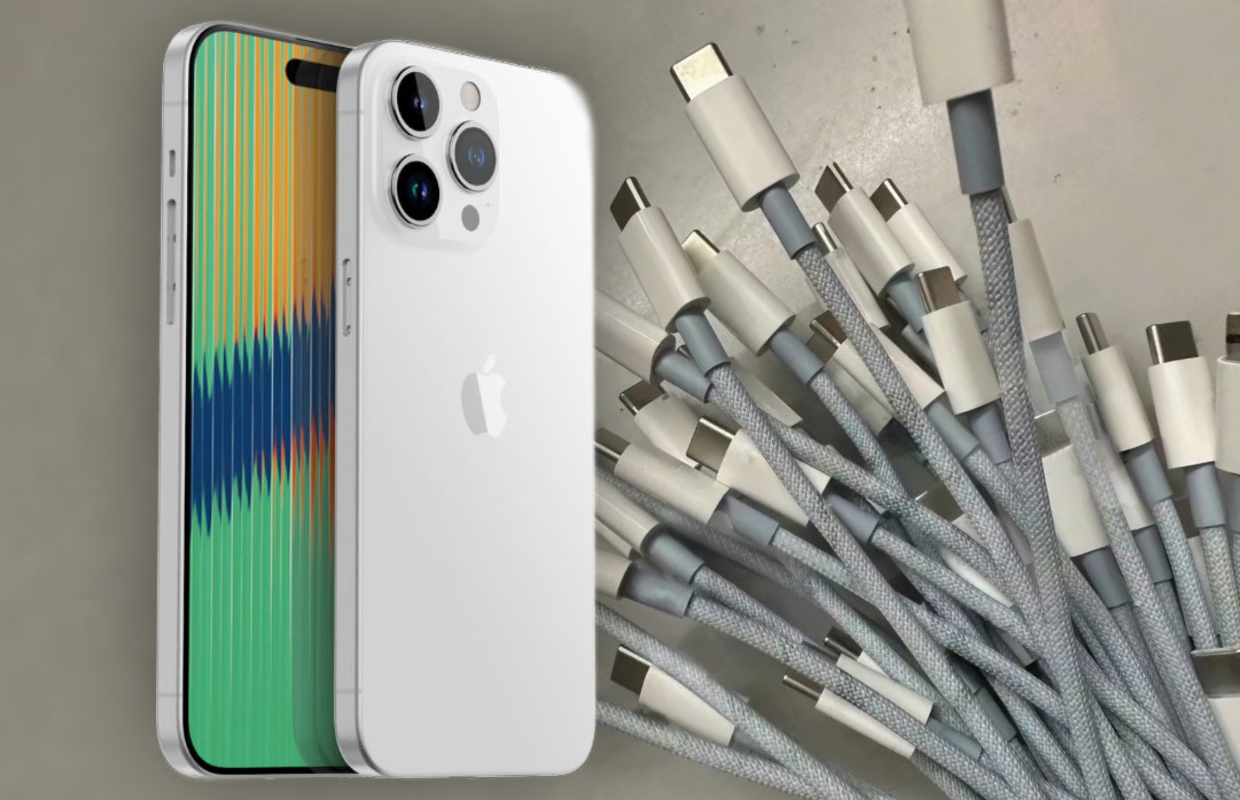 Foto’s: zijn dit de nieuwe kabels én kleuren van de iPhone 15?