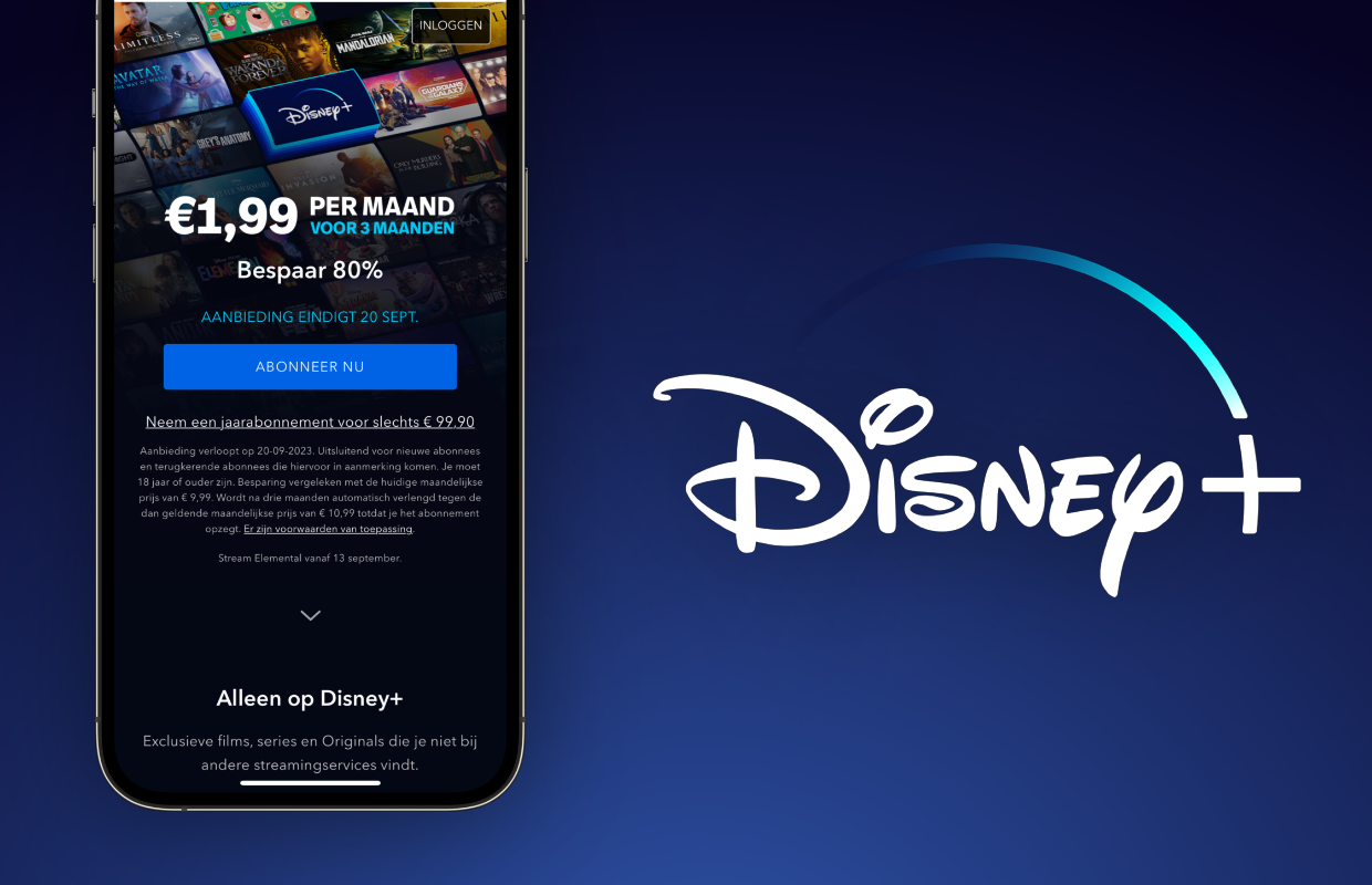 Aanbieding: Disney Plus véél goedkoper (maar straks juist duurder)