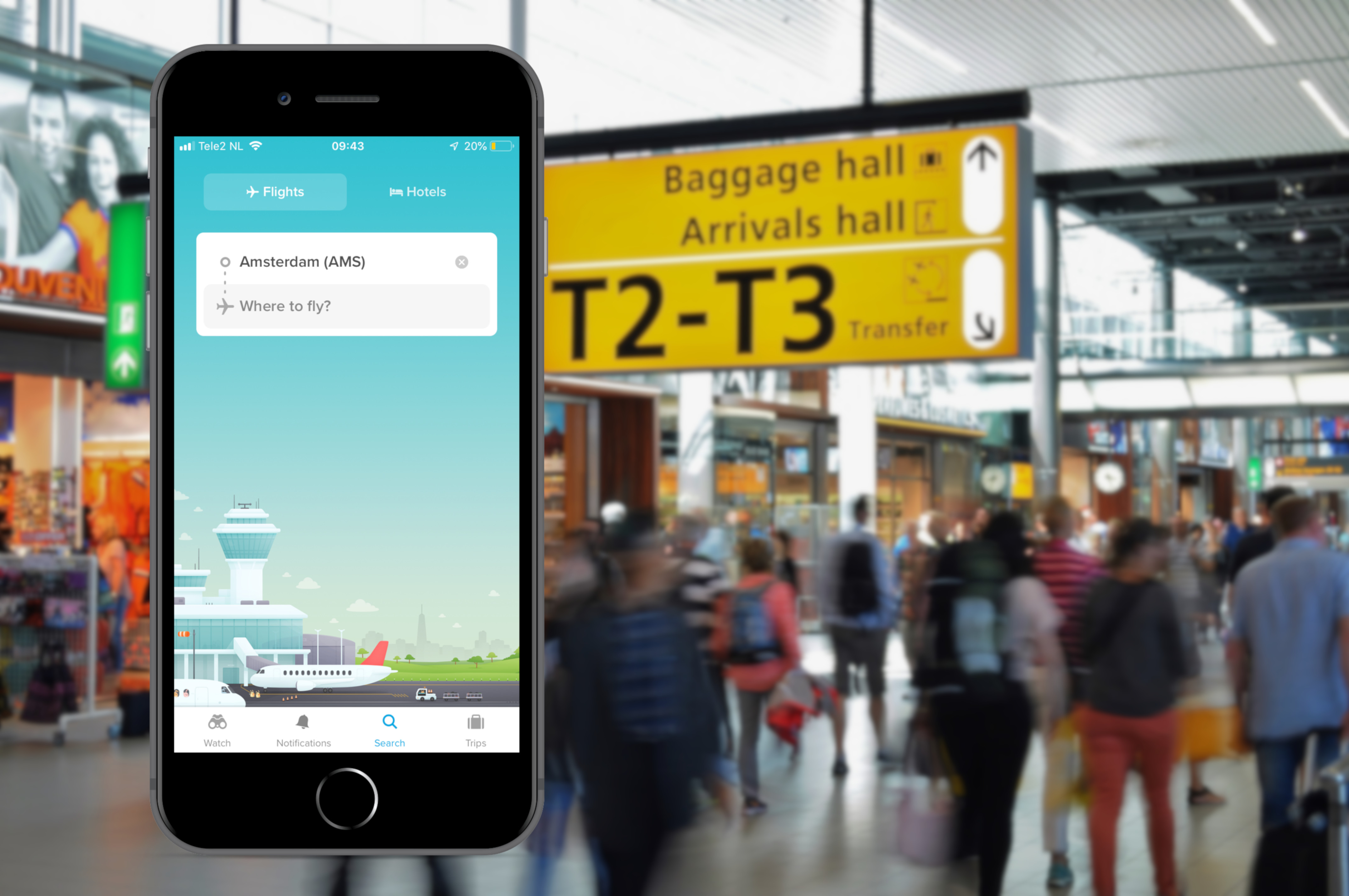 De 4 beste iOS-apps voor het vinden van goedkope vliegtickets