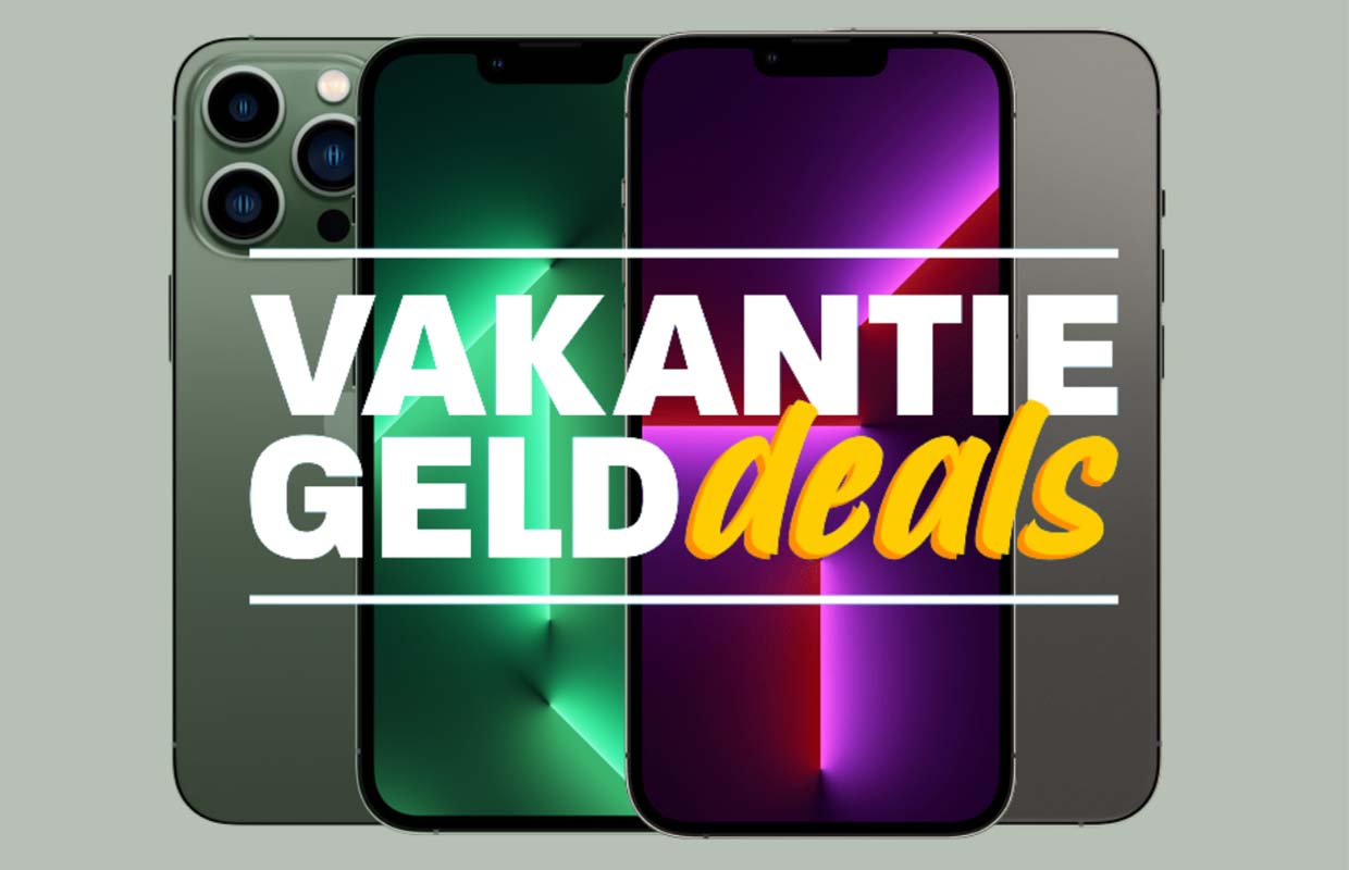 iPhone 13 Pro (Max) flink in prijs gedaald tijdens Vakantiegeld-deals bij Belsimpel
