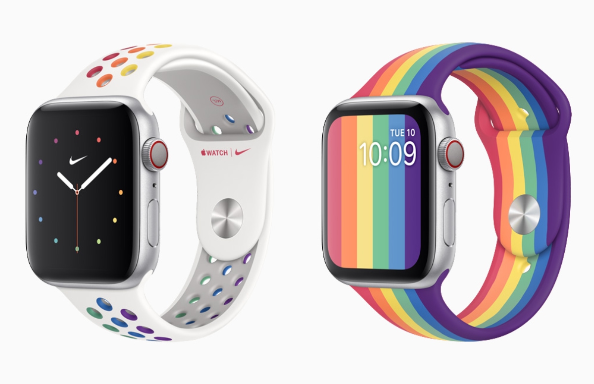 Nieuwe Apple Watch Pride-wijzerplaten en bandjes vanaf eind mei beschikbaar