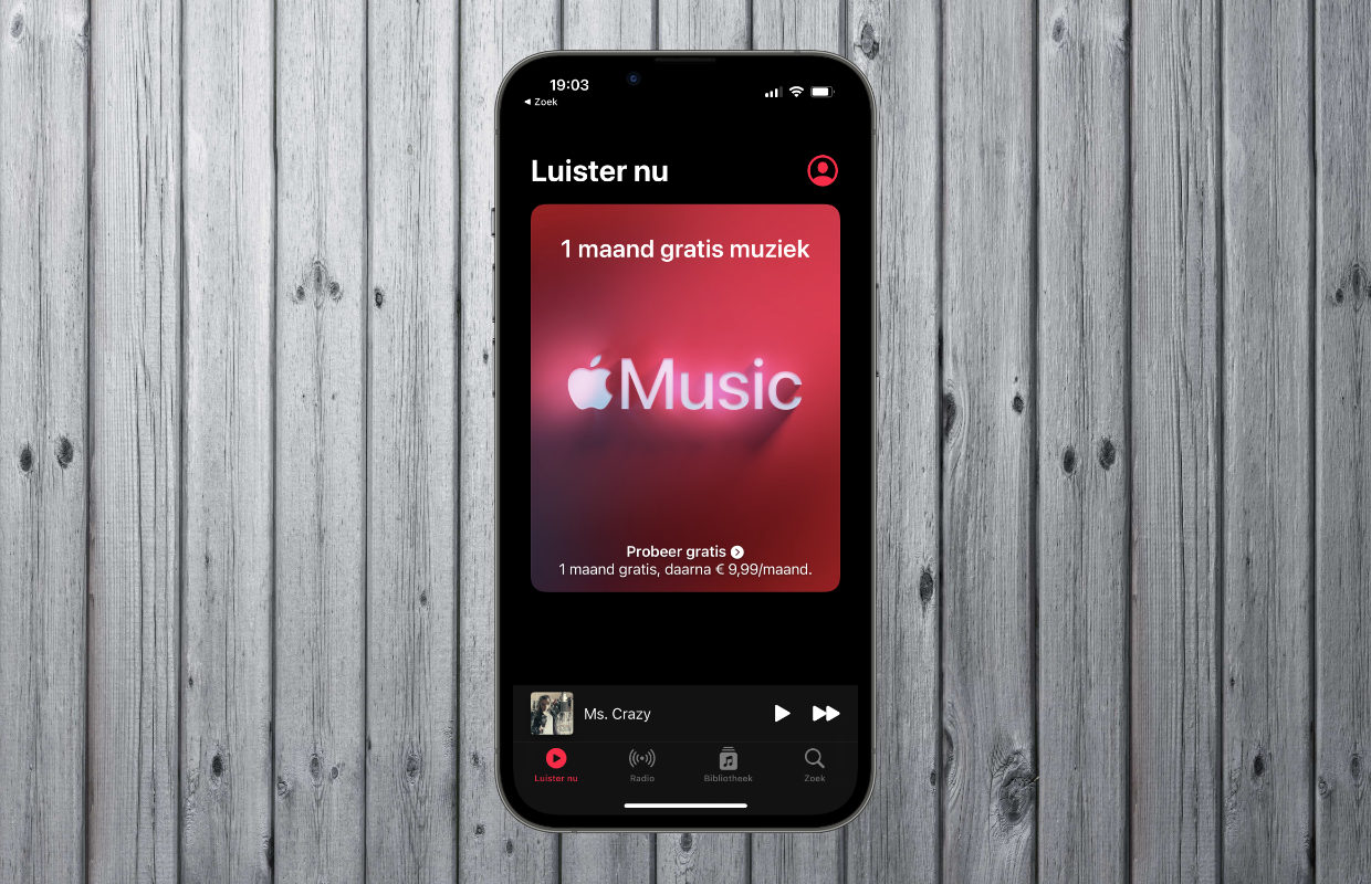 Gratis proefabonnement Apple Music ingekort tot slechts één maand