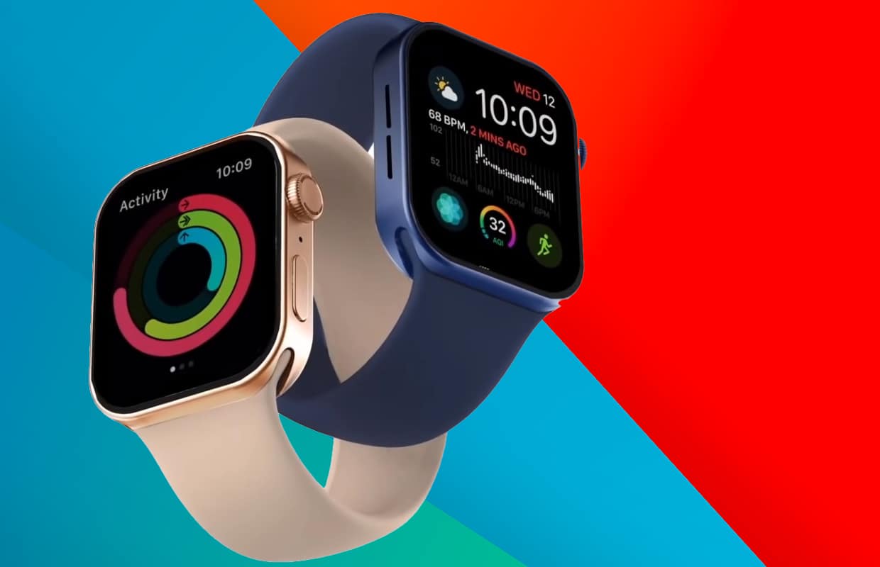‘Apple Watch Series 8 krijgt nieuw design (met plat scherm)’