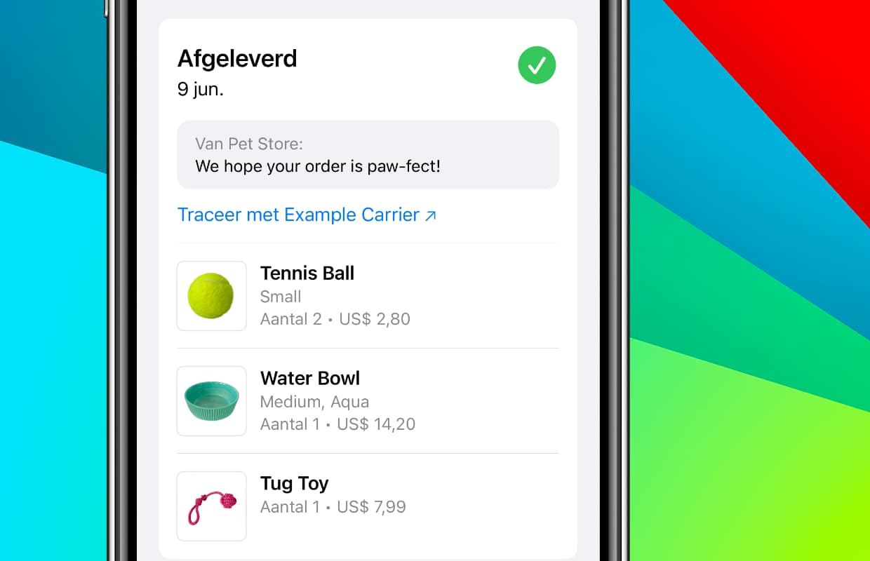 iOS 16: zo houd je straks je bestellingen in de gaten met de Wallet-app