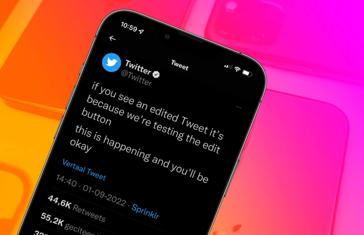Nieuwe functie voor Twitter: tweets achteraf aanpassen