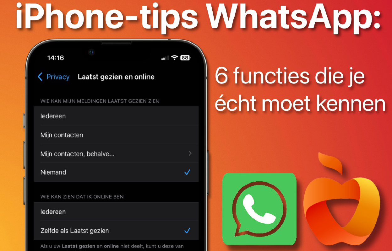 iPhone-tips WhatsApp: 6 functies die je écht moet kennen